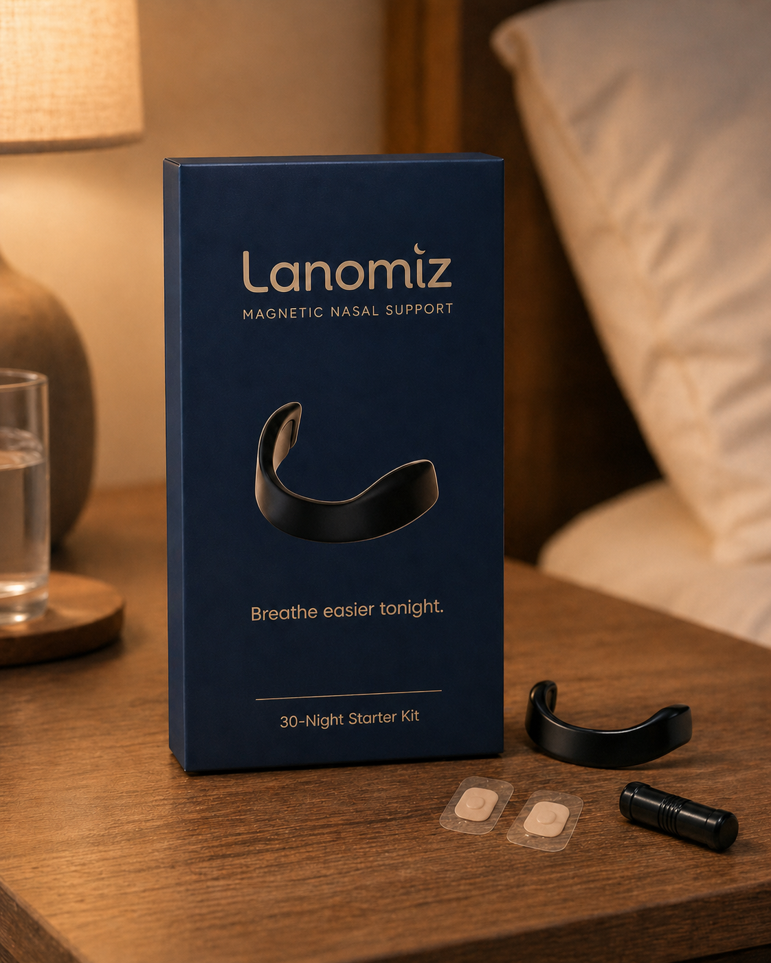 Dilatateur Nasal Magnétique Lanomiz – Kit de Démarrage 30 Nuits