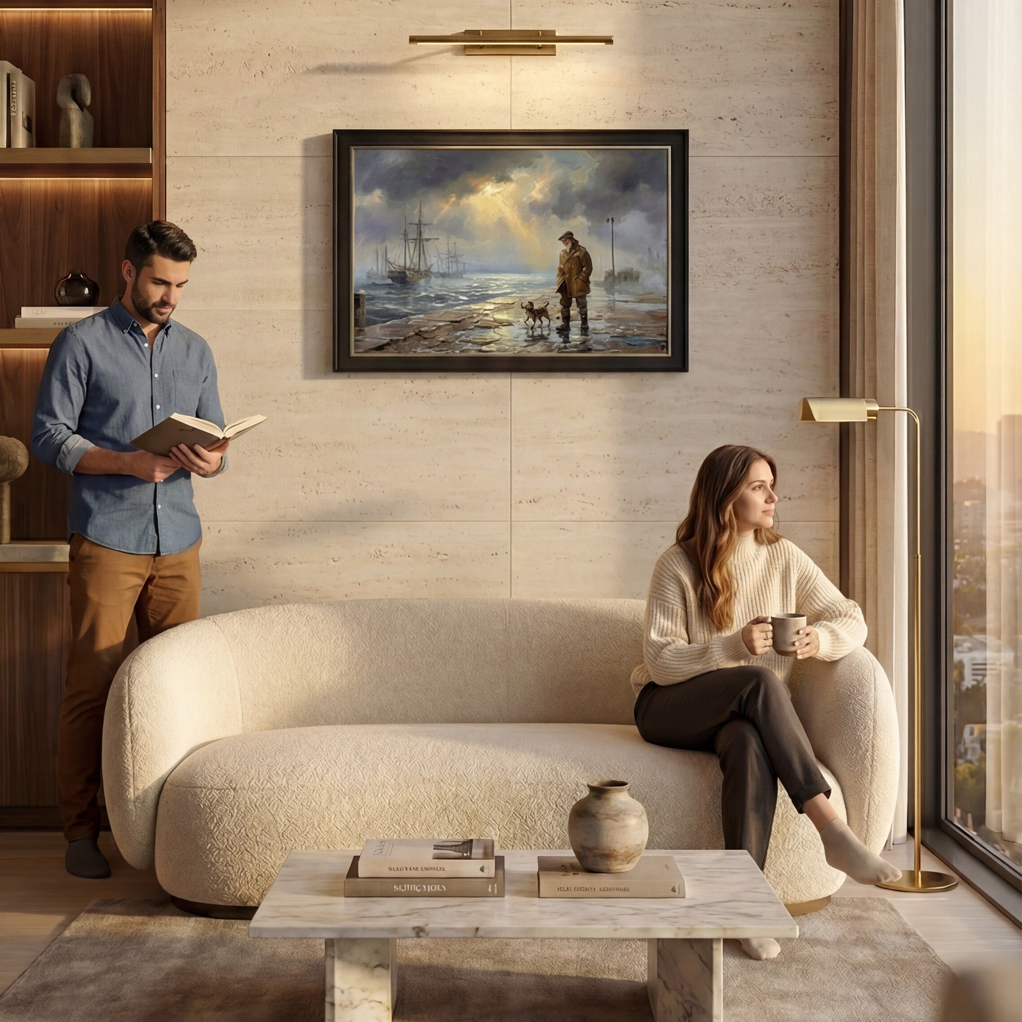 Before the Storm – Impasto Giclée Fine Art Print (60×40cm) | OvoloArt